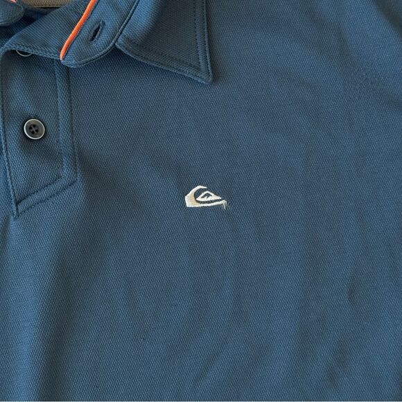 Quiksilver Waterman Collection Men's Blue Polo Shirt XL - Picture 4 of 5